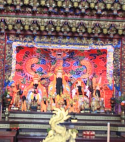 台湾　九份4 関羽が祀られてるみたいです