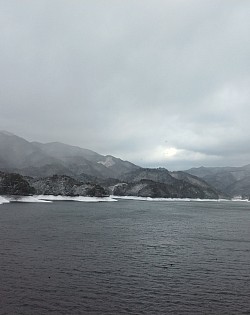 真冬の久万高原町2 面河ダム