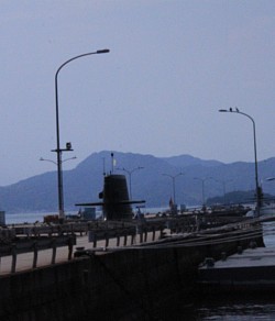 広島県呉市　海上自衛隊基地5 潜水艦