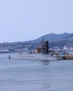 広島県呉市　海上自衛隊基地6 潜水艦